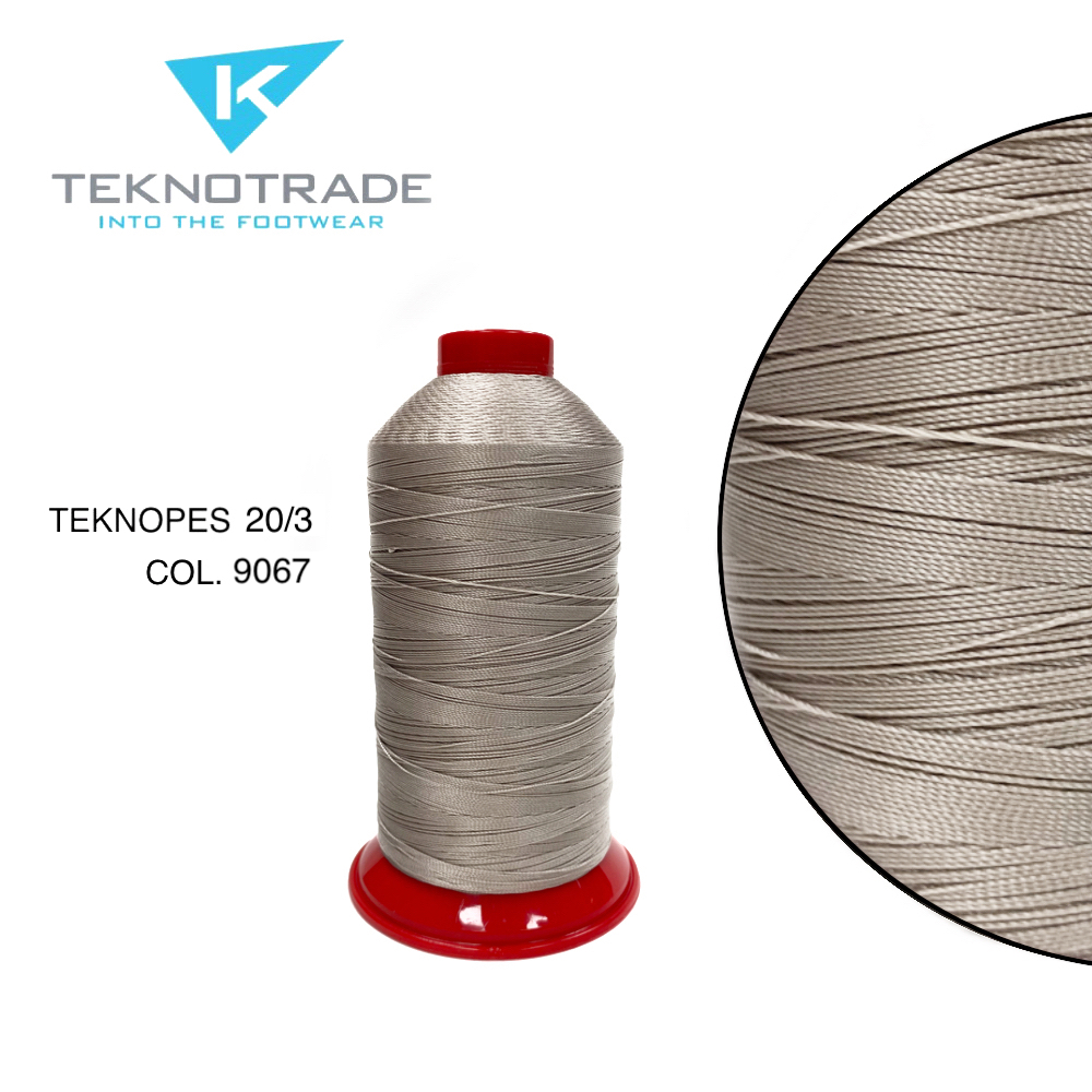 618  НИТЬ ШВЕЙНАЯ TEKNOPES 20/3, "TEKNO TRADE", Тройной крутки, намотка 1500 м, толщина-20, состав-1