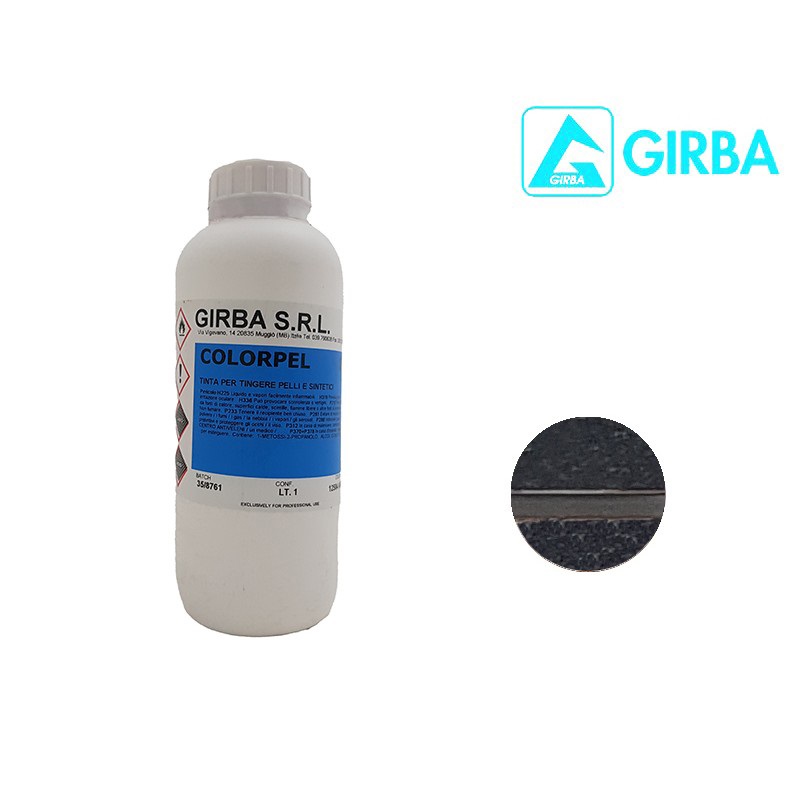 5089  КРАСКА NUBIO OPACO, "GIRBA", Матовая для урезов, объем-1 литр, Италия, Цвет-Серый