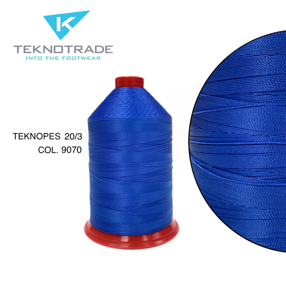 107  НИТЬ ШВЕЙНАЯ TEKNOPES 20/3, "TEKNO TRADE", Тройной крутки, намотка 3000 м, толщина-20, состав-1