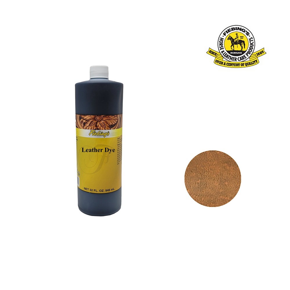 1188  LEATHER DYE, "FIEBING'S", Проникающая краска на спиртовой основе, объем-1 литр, США, Цвет-Т.Ко