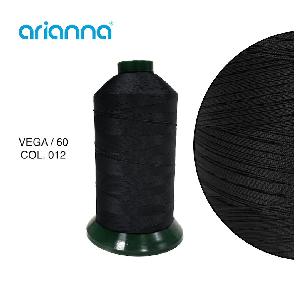 987  НИТЬ ШВЕЙНАЯ VEGA SUPER 60/3, "ARIANNA", Тройной крутки, намотка 6000м, толщина-60, состав-100%