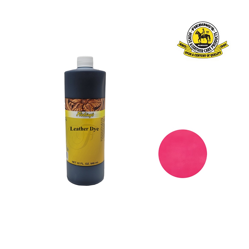 1212  LEATHER DYE, "FIEBING'S", Проникающая краска на спиртовой основе, объем-1 литр, США, Цвет-Крас
