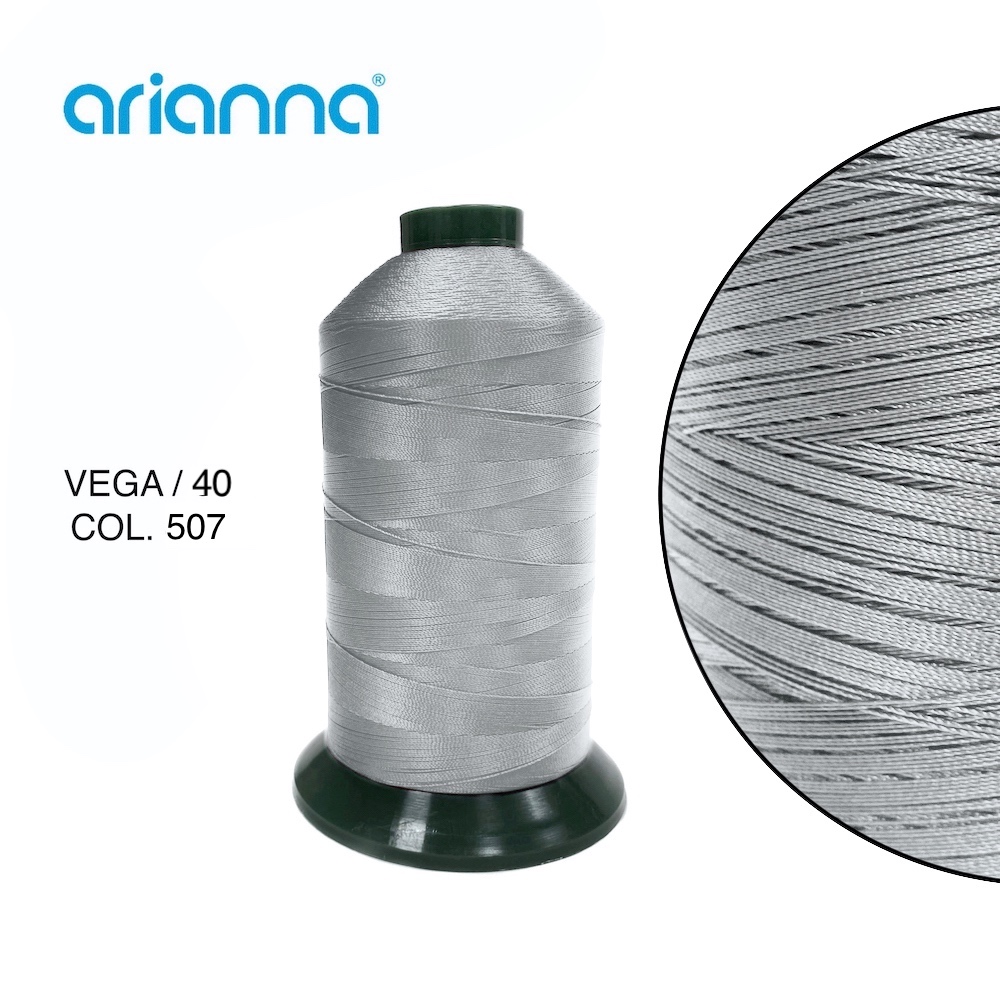 2061  НИТЬ ШВЕЙНАЯ VEGA SUPER 40/3, "ARIANNA", Тройной крутки, намотка 4000 м, толщина-40, состав-10