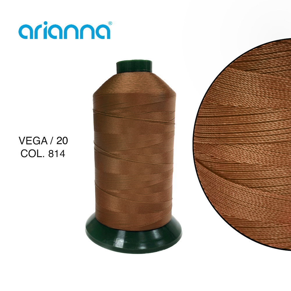 10788  НИТЬ ШВЕЙНАЯ VEGA SUPER 20/3, "ARIANNA", Тройной крутки, намотка 2000 м, толщина-20, состав-1