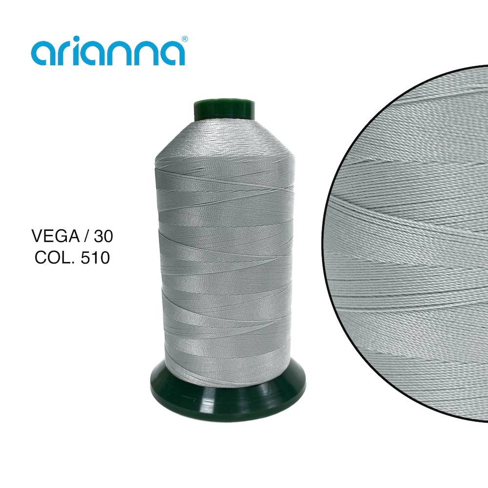 352  НИТЬ ШВЕЙНАЯ VEGA SUPER 30/3, "ARIANNA", Тройной крутки, намотка 3000 м, толщина-30, состав-100