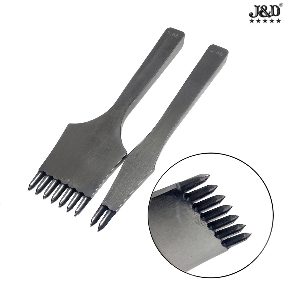 2905 СТРОЧНЫЙ ПРОБОЙНИК РОМБОВИДНЫЙ, "J&D", Набор из 2-х пробойников, шаг-3.85 мм, состав-Сталь, Кит