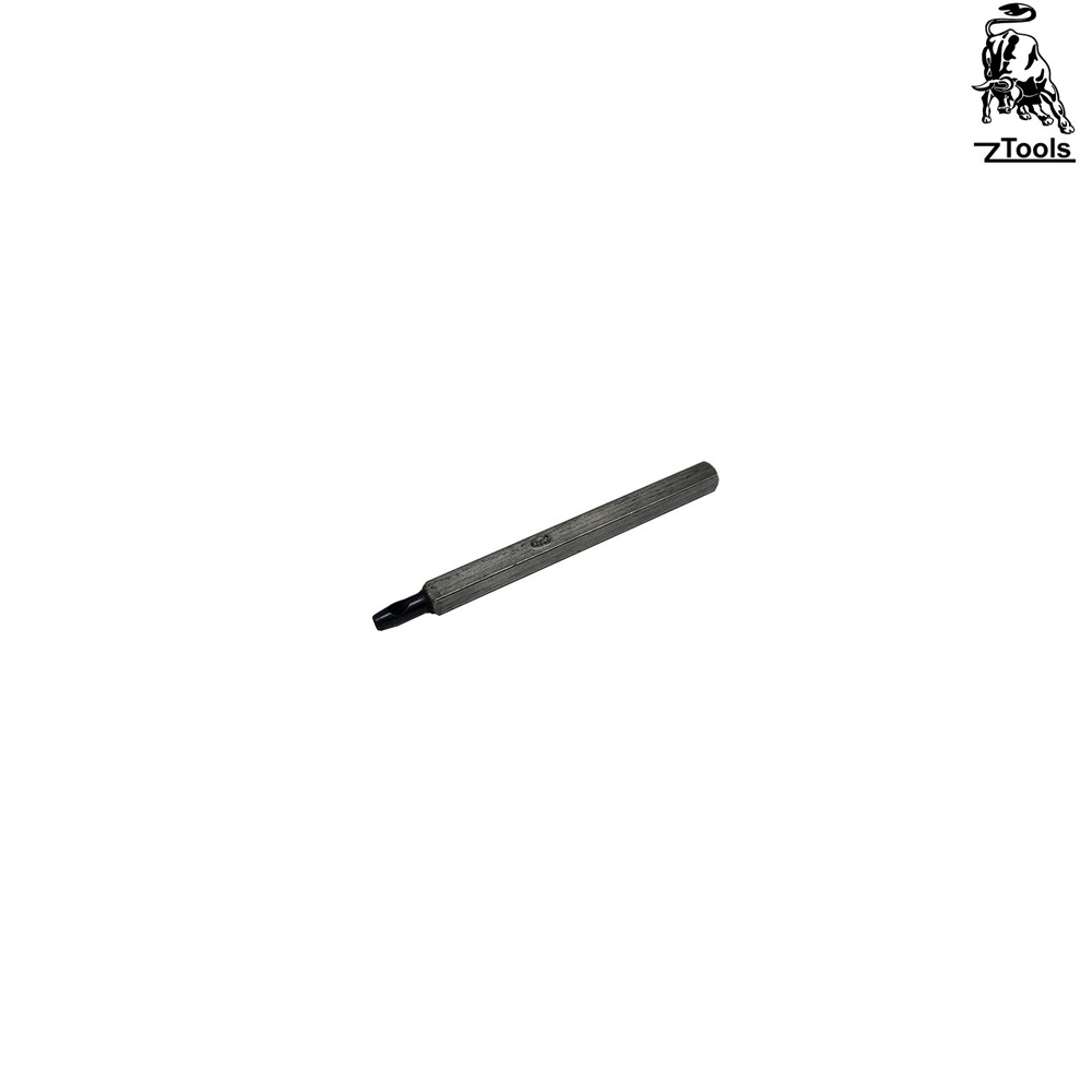 1357  ПРОБОЙНИК КРУГЛЫЙ, "ZTOOLS", диаметр-3 мм, состав-Инструментальная сталь, Россия