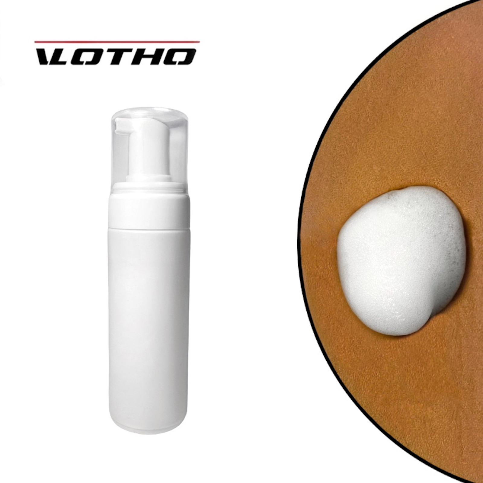 1428  ОЧИСТИТЕЛЬ ДЛЯ КОЖИ И ПЛАСТИКА, "VLOTHO", LEDERREINIGER MILD, объем-150 мл, состав-Вода, силик