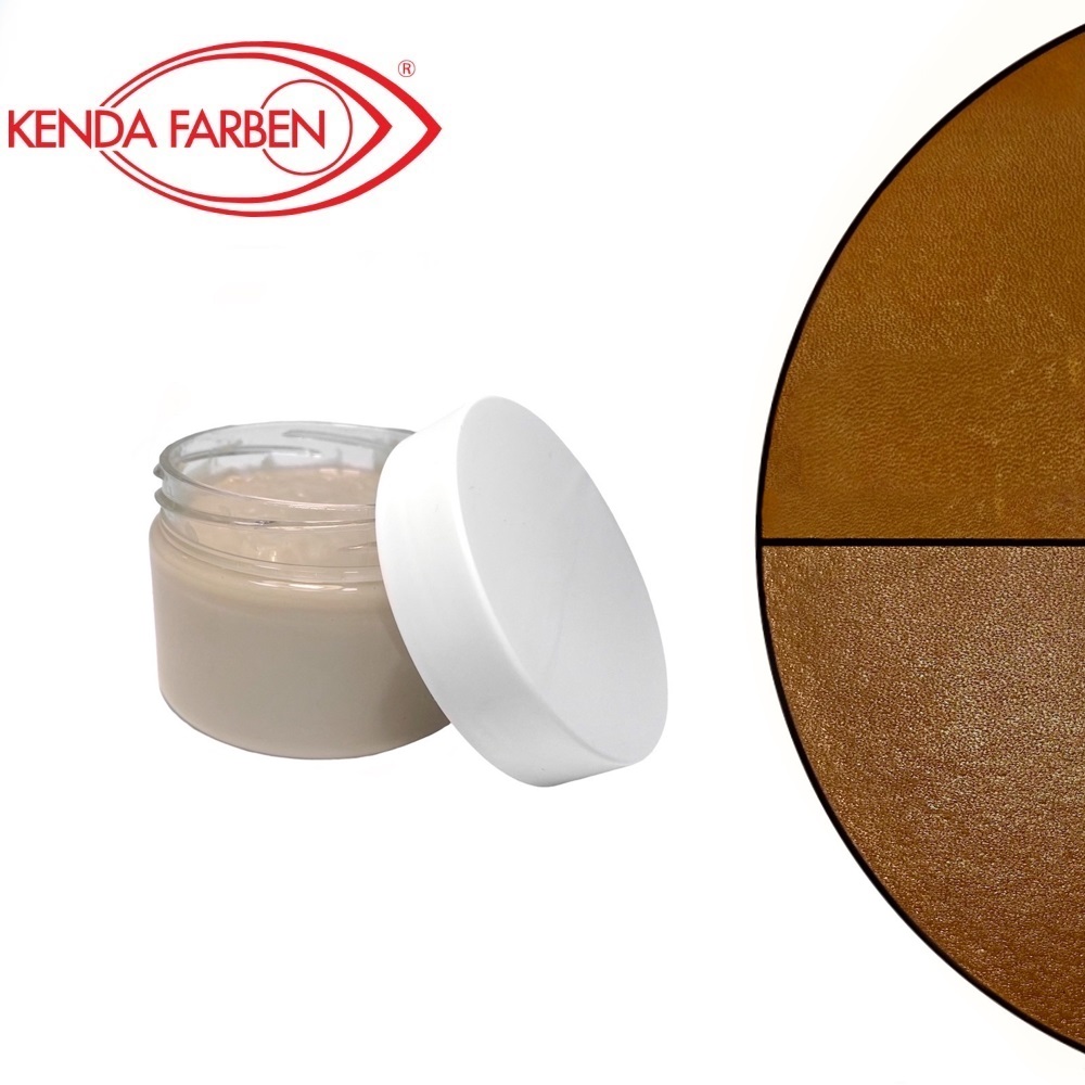 849  КРЕМ-ФИНИШ ДЛЯ КОЖИ, "KENDA FARBEN", NATURA CREAM, объем-100 мл, состав-Натуральный воск, вода,