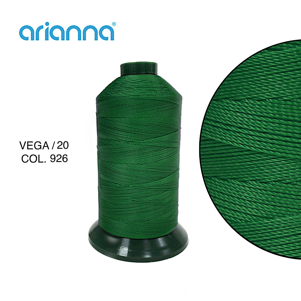 10789  НИТЬ ШВЕЙНАЯ VEGA SUPER 20/3, "ARIANNA", Тройной крутки, намотка 2000 м, толщина-20, состав-1