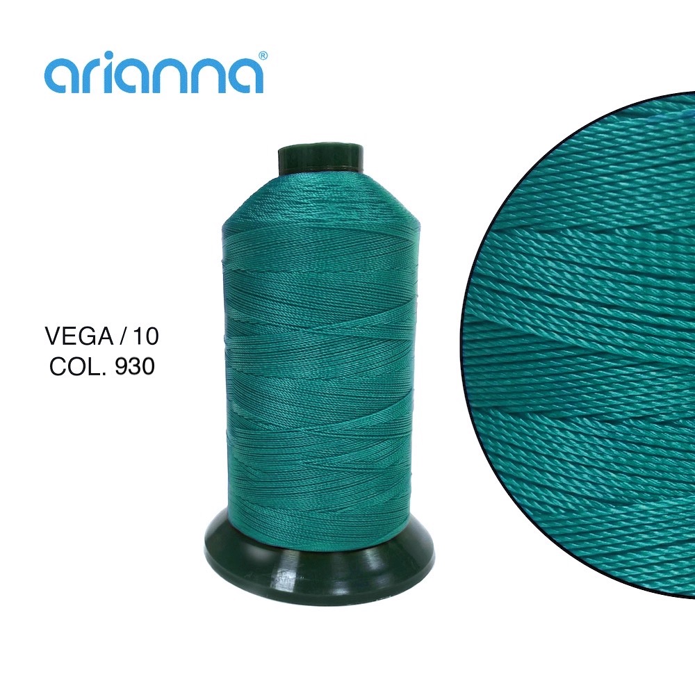 1693  НИТЬ ШВЕЙНАЯ VEGA SUPER 10/3, "ARIANNA", Тройной крутки, намотка 1000 м, толщина-10, состав-10